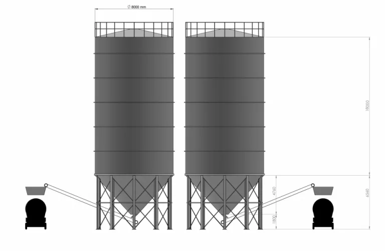 Ege Gazbeton Silo Yapısı