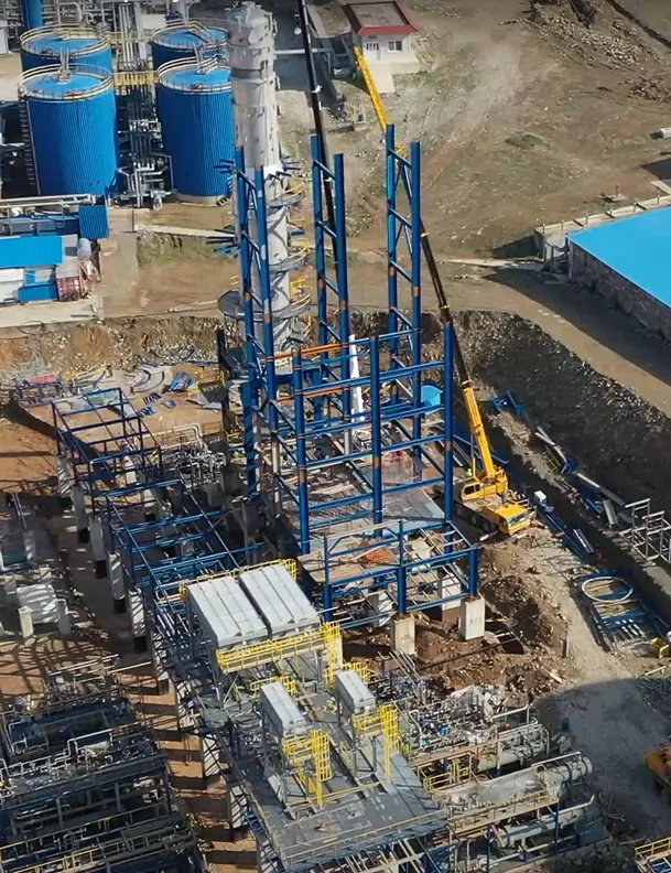 Proses ünitesi · saha görünüşü